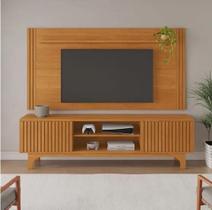 Rack Com Painel TV Até 70" Trunfo JCM Movelaria - Cinamomo Rack Com Painel TV Até 70" Trunfo JCM Movelaria - Cinamomo