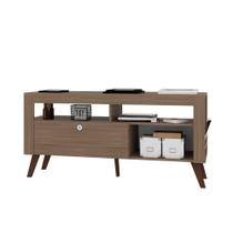 Rack Com Porta Revistas P/ Tv Ate 55" Montreal Montana