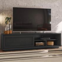 Rack Corumbá com Tela Preto 160 cm - Keva Rack Corumbá com Tela Preto 160 cm - Keva