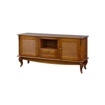 Rack Country Rattan 2 Portas 1 Gaveta 148cm - Tommy Design Rack Country Rattan 2 Portas 1 Gaveta 148cm - Tommy Design