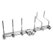 Rack Cromado Para Precussão Com 6 Hastes Torelli Ta406 Rack Cromado Para Precussão Com 6 Hastes Torelli Ta406