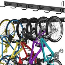 Rack de armazenamento de bicicletas TORACK 6 Bike Wall Mount Home Garage