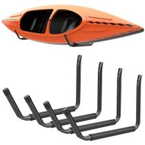 Rack de armazenamento de caiaques TORACK Wall Mount Suportes de 50 libras, pacote 4