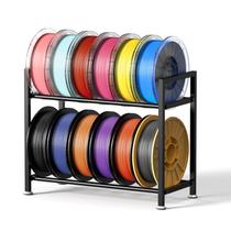 Rack de armazenamento de filamentos CxFFvao de 2 camadas de metal Rolling Rack de armazenamento de filamentos CxFFvao de 2 camadas de metal Rolling