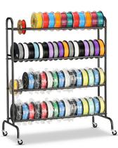 Rack de armazenamento de filamentos para impressora 3D AHOWPD de 4 camadas com rodas