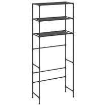 Rack de armazenamento vidaXL Over Laundry Machine, 3 camadas, preto Rack de armazenamento vidaXL Over Laundry Machine, 3 camadas, preto