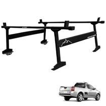 Rack de Caçamba Duplo Alto Cargo Montana 2011 a 2022