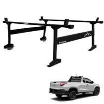 Rack de Caçamba Duplo Alto Cargo Strada Cabine Simples 2020 a 2024