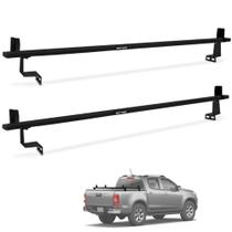 Rack de Caçamba Travessa 1,80m Universal Aluminio Preto Rack de Caçamba Travessa 1,80m Universal Aluminio Preto