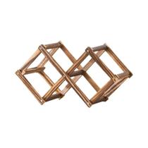 Rack De Exibição De Vinho Tinto Pinho Dobrável Multi Garrafa Grade De Armazenamento Decoração De