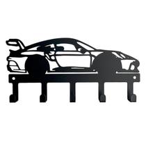 Rack de parede Key Hook de metal em forma de carro para armazenamento doméstico