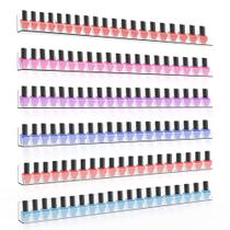 Rack de parede organizador de esmaltes Sezanrpt Clear Acrylic 24 polegadas