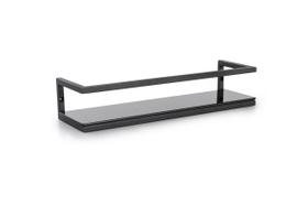 Rack de Parede Preto - Linha Frame - FORMA UTILIDADES