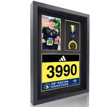 Rack de prêmios Shadow Box Display 3 em 1 para Marathon Black
