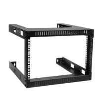 Rack de rede para montagem na parede RIVECO WF5404 6U 19" preto