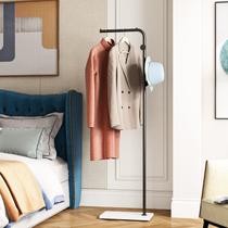 Rack de roupas DOORXIFO preto com base branca 170 cm, 3 ganchos