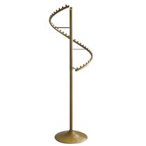 Rack de roupas em espiral BIFCIOFH Freestanding Rotating Gold Rack de roupas em espiral BIFCIOFH Freestanding Rotating Gold
