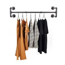 Rack de roupas montado na parede Fobule 137cm Industrial Style
