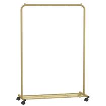 Rack de Roupas SONGMICS com Rodas - Capacidade 110kg - Dourado