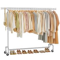 Rack de roupas SONGMICS extensível 45-67cm Chrome 110kg