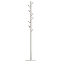 Rack de roupas VASAGLE Solid Wood Coat Tree com 8 ganchos