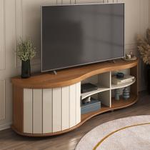 Rack de Sala para TV 75 Artely Magnum Cinamomo com Off White