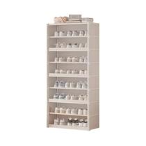 Rack De Sapatos Multicamadas Empilhável, Cabide De Armazenamento Para Porta De Dormitório, Economiza Rack De Sapatos Multicamadas Empilhável, Cabide De Armazenamento Para Porta De Dormitório, Economiza