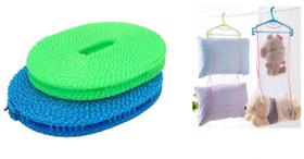 Rack de secagem de malha ITTA, pacote com 2, 2 pacotes, varal, nylon