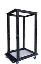 Rack de servidor Sysracks 18U 4 postes Open Frame 19 polegadas preto Rack de servidor Sysracks 18U 4 postes Open Frame 19 polegadas preto
