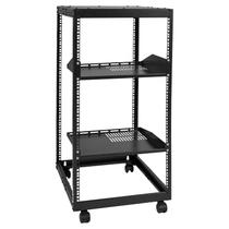 Rack de servidor VEVOR 20U Open Frame de 23-40" de profundidade com rodízios