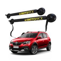 Rack de Teto 4 Ventosas Universal Santo Rack Com Fita De Segurança Top C/ Backup De Segurança