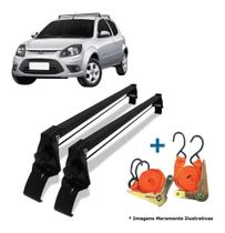 Rack De Teto Bagageiro + 2 Cintas Ford Ka 2008 A 2013