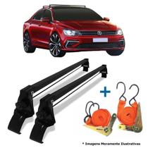 Rack de Teto Bagageiro + 2 Cintas Jetta Ano 12/18