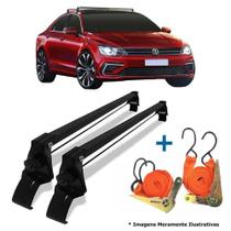 Rack De Teto Bagageiro + 2 Cintas Jetta Ano 12/18