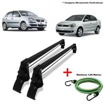 Rack de Teto Bagageiro + 2 Elasticos Polo Ano 18/22