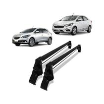 Rack De Teto Bagageiro Aço Chevrolet Prisma Onix 2012 A 2019