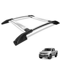 Rack De Teto Bagageiro Amarok 2010 a 2021 Cromado Tubolar