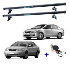 Rack De Teto Bagageiro Corolla 2002 Até 2014 + 1 Cinta Rack De Teto Bagageiro Corolla 2002 Até 2014 + 1 Cinta
