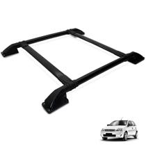 Rack de Teto Bagageiro Corsa Hatch 2003 a 2013 Tubolar Preto