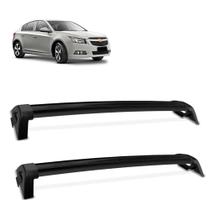 Rack de Teto Bagageiro Cruze Hatch 2012 a 2019 em Alumínio Preto - Projecar