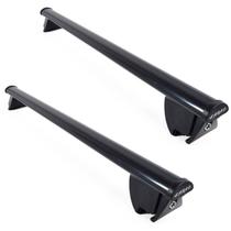 Rack De Teto Bagageiro Farad Aço Iron2 Preta 120cm Hilo Fiat Idea (exceto Adventure)