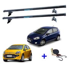 Rack De Teto Bagageiro Fiat Punto 2007 Até 2017 + 1 Cinta