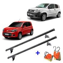 Rack De Teto Bagageiro Fiat Uno Vivace 2Portas + 2 Cintas