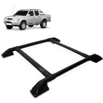 Rack de Teto Bagageiro Frontier 2003 a 2007 Tubolar Preto