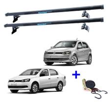 Rack De Teto Bagageiro Gol e Voyage G5 E G6 4Pts + 1 Cinta