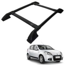 Rack De Teto Bagageiro Sandero 2007 a 2014 Tubolar Preto Rack De Teto Bagageiro Sandero 2007 a 2014 Tubolar Preto