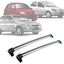 Rack De Teto Chevrolet Corsa Prisma Celta 1994 a 2015 Alumínio Preto C-318 Prata C-319 Projecar