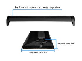 Rack De Teto em Alumínio Para Carro Palio 4 Portas