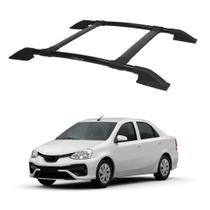 Rack de Teto Etios Sedan 2013 em diante Preto