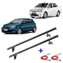 Rack De Teto Etios Sedan e Hatch 2010 Até 2021 + 2 Elásticos